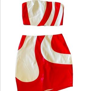 Faux leather set by dolls kill